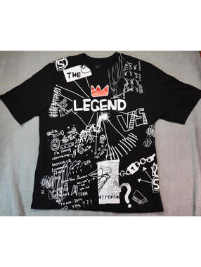 Southpole Shirt Adult 6XB AOP Graphic Short Sleeve Cotton